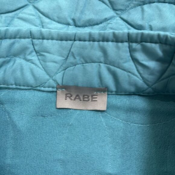 RA E QUILTED GILET PEACOCK BLUE - Picture 8 of 8